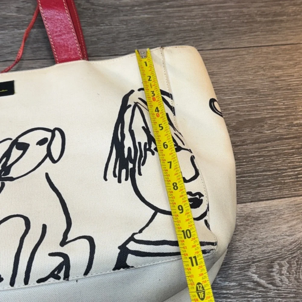 KATE SPADE & MAIRA KALMAN Canvas Tote Bag